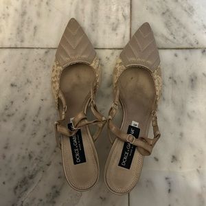 Dolce and Gabbana Satin Heels
